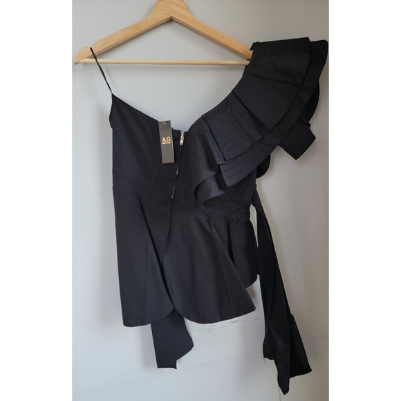 One shoulder ruffle blouse - Picture 4 of 4